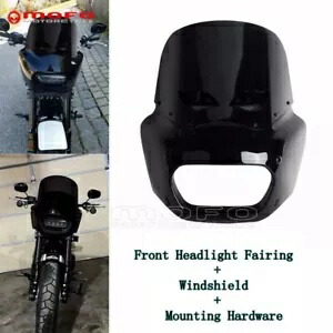フロントフェアリングフロントガラスキットハーレーソフテイルファットボブFXFB 114 FXFBS 2018-2023用 Front Fairing Windshield Kit For Harley Softail Fat Bob FXFB 114 FXFBS 2018-2023 【並行輸入品】｜カスタムパーツ WORLD倉庫