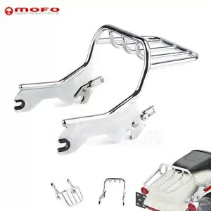オートバイツーアップ荷物ラックハーレーソフテイルスリム FLSL 18-20 標準 FXST Motorcycle Two Up Luggage Rack For Harley Softail Slim FLSL 18-20 Standard FXST 【並行輸入品】