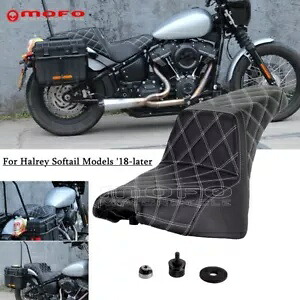 運転席助手席 2-UP シートアクセサリーハーレーストリートボブ FLHCS FXBB S 18-23用 Driver Passenger 2-UP Seat Accessories For Harley Street Bob FLHCS FXBB S 18-23 【並行輸入品】