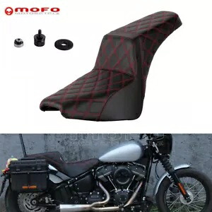 LS ステップ 2-UP シート ハーレー M8 ソフテイル FXBB ストリート ボブ 114 FXBBS FXST 107 18-23 用 LS Step 2-UP Seat For Harley M8 Softail FXBB Street Bob 114 FXBBS FXST 107 18-23 【並行輸入品】｜カスタムパーツ WORLD倉庫