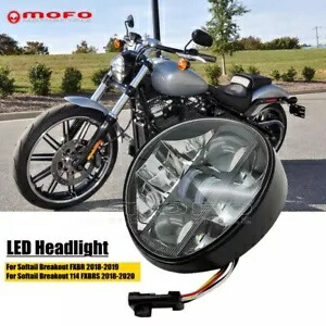 LED ヘッドライト DRL ライトハーレーソフテイルブレイクアウト FXBR 107 FXBRS 114 2018-2020 LED Headlight DRL Light For Harley Softail Breakout FXBR 107 FXBRS 114 2018-2020 【並行輸入品】