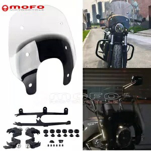 フロントガラス ブラケット付き ハーレーナイトスター 975 RH975 スペシャル RH975S 2022-23用 Front Windshield w/Bracket For Harley Nightster 975 RH975 Special RH975S 2022-23 【並行輸入品】｜カスタムパーツ WORLD倉庫