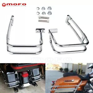 ハーレーツーリング FLHTK FLHTCU FLHTKL ロードキング 14-20 サドルバッグガードレールキット用 For Harley Touring FLHTK FLHTCU FLHTKL Road King 14-20 Saddlebag Guard Rails Kit 【並行輸入品】
