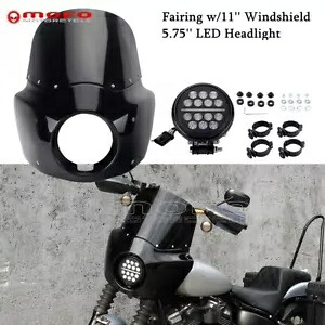 フェアリング 11 インチ フロントガラス ヘッドライト マウントキット ハーレー ローライダー S FXLRS 2020-22用 Fairing 11''Windshield Headlight Mount Kit For Harley Low Rider S FXLRS 2020-22 【並行輸入品】