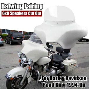 ハーレーバットウィングフェアリングロードキングFLHRクラシックフェアリング6x9 (2)スピーカーホワイト用 For Harley Batwing Fairing Road King FLHR Classic Fairing 6x9 (2)Speakers White 【並行輸入品】