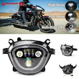LED ヘッドライト DRL 付きスズキブルバード M109R ボス VZR1800 クルーザー 2006-2019 LED Headlight W/DRL For Suzuki Boulevard M109R Boss VZR1800 Cruiser 2006-2019 【並行輸入品】