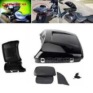 リア Turnk テールケースバックレストハーレー CVO ツーリングロードストリートグライド 2014-2023 Rear Turnk Tail Case Backrest For Harley CVO Touring Road Street Glide 2014-2023 【並行輸入品】