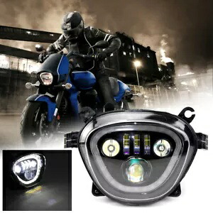 スズキ大通り M109R M90 フロント LED ヘッドライト Hi/Lo ランププロジェクター 2006-19 For Suzuki Boulevard M109R M90 Front LED Headlight Hi/Lo Lamp Projector 2006-19 【並行輸入品】