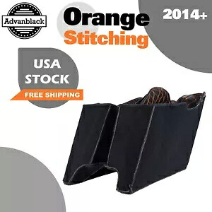 オレンジ ステッチ ライナー キット 2014+ Advanblack 拡張ストレッチサドルバッグ底 Orange Stitch Liner Kit For 2014+ Advanblack Extend Stretched Saddlebag Bottom 【並行輸入品】