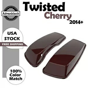 ツイストチェリー標準ストレッチサドルバッグ蓋はハーレーストリートロードグライドに適合 Twisted Cherry Standard Stretched Saddlebag Lid Fits Harley Street Road Glide 【並行輸入品】
