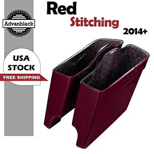 Advanblack 拡張バッグ 2014+ 用レッドステッチストレッチサドルバッグライナー Red Stitching Stretched Saddlebag Liner for Advanblack Extended Bag 2014+ 【並行輸入品】 55,660円