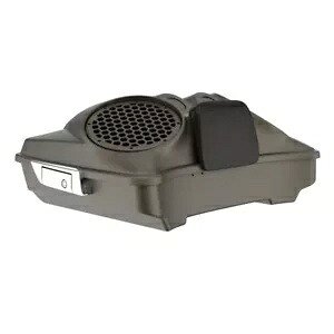 River Rock グレーデニム デュアル 8 インチ スピーカー蓋 Advanblack/Harley Razor Tour Pak に適合 River Rock Gray Denim Dual 8'' Speaker Lids Fit Advanblack/Harley Razor Tour Pak 【並行輸入品】