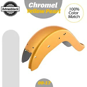 クロームイエローパールハーレーソフテイルチョロビクラチカーノスタイルリアフェンダー用 CHROME YELLOW PEARL For Harley Softail Cholo Vicla Chicano Style Rear Fender 【並行輸入品】