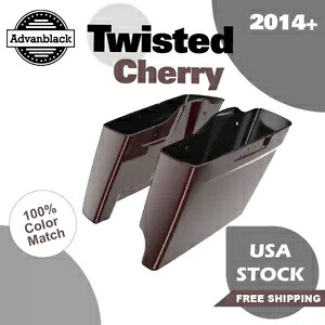 ツイストチェリー 2 in 1 拡張バッグ 14 歳以上のハーレーツーリング用ストレッチサドルバッグ Twisted Cherry 2 into 1 Extended Bag Stretched Saddlebag For 14+ Harley Touring 【並行輸入品】|カスタムパーツ WORLD倉庫