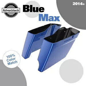 2 in 1 ブルーマックス拡張バッグ ストレッチサドルバッグ 14+ ハーレーツーリング用 2 into 1 BLUE MAX Extended Bag Stretched Saddlebag For 14+ Harley Touring 【並行輸入品】｜カスタムパーツ WORLD倉庫