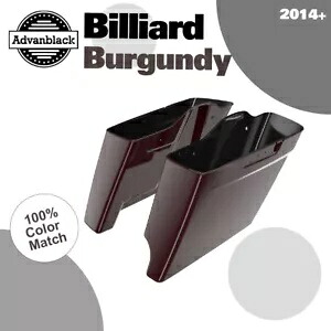 2-1 ビリヤード バーガンディ 拡張バッグ ストレッチサドルバッグ 14+ ハーレーツーリング用 2-1 BILLIARD BURGUNDY Extended Bag Stretched Saddlebag For 14+ Harley Touring 【並行輸入品】