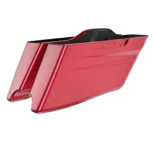 ベロシティ レッド サングロ CVO テーパード ストレッチ サドルバッグ ピンストライプ ハーレー 14+用 Velocity Red Sunglo CVO Tapered Stretched Saddlebags Pinstripes For Harley 14+ 【並行輸入品】|カスタムパーツ WORLD倉庫