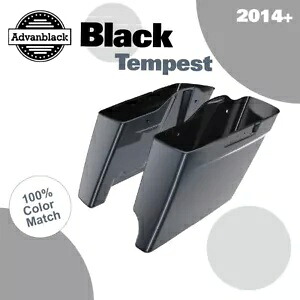 2 in 1 BLACK TEMPEST 拡張バッグ ストレッチサドルバッグ 14+ ハーレーツーリング用 2 into 1 BLACK TEMPEST Extended Bag Stretched Saddlebag For 14+ Harley Touring 【並行輸入品】|カスタムパーツ WORLD倉庫