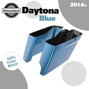 2-1 デイトナ ブルーパール 拡張バッグ ストレッチサドルバッグ 14歳以上 ハーレーツーリング用 2-1 DAYTONA BLUE PEARL Extended Bag Stretched Saddlebag For 14+ Harley Touring 【並行輸入品】|カスタムパーツ WORLD倉庫