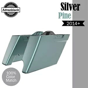 2 in 1 シルバーパイン 拡張バッグ ストレッチサドルバッグ 14+ ハーレーツーリング用 2 into 1 SILVER PINE Extended Bag Stretched Saddlebag For 14+ Harley Touring 【並行輸入品】｜カスタムパーツ WORLD倉庫 123,200円
