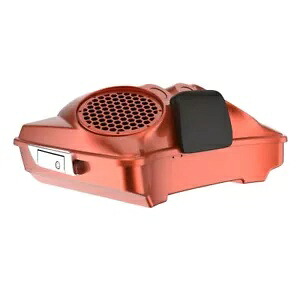 オレンジ Lava デュアル 8 インチ スピーカー蓋 Advanblack/Harley Razor Tour Pak パック用 Orange Lava Dual 8'' Speaker Lids For Advanblack/Harley Razor Tour Pak Pack 【並行輸入品】