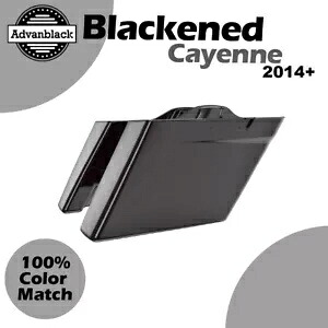 Harley Touring BLACKENED CAYENNE Advanblack カットアウトなしストレッチサドルバッグに適合 Fits Harley Touring BLACKENED CAYENNE Advanblack No Cutout Stretched Saddlebag 【並行輸入品】 127,050円