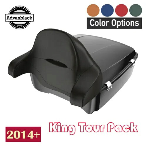 キング ツアー パックはインディアン チーフ/チーフテン/ダークホース/ロードマスター/チャレンジャーに適合 King Tour Pack Fits Indian Chief/ Chieftain/ Dark Horse/ Roadmaster/ Challenger 【並行輸入品】｜カスタムパーツ WORLD倉庫