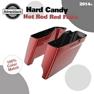 2in1 ハードキャンディー ホットロッド レッドフレーク 拡張バッグ ストレッチサドルバッグ 14+ ハーレー用 2in1 HARD CANDY HOT ROD RED FLAKE Extend Bag Stretched Saddlebag For 14+ Harley 【並行輸入品】｜カスタムパーツ WORLD倉庫
