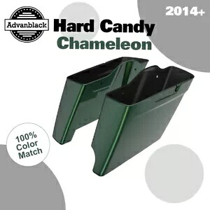 2in1 ハード キャンディ カメレオン フレーク 拡張バッグ ストレッチ サドルバッグ 14+ ハーレー用 2in1 HARD CANDY CHAMELEON FLAKE Extended Bag Stretched Saddlebag For 14+ Harley 【並行輸入品】｜カスタムパーツ WORLD倉庫