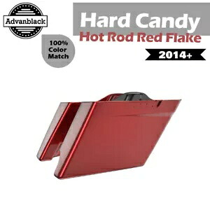 2in1 ハードキャンディーホットロッドレッドフレーク拡張バッグストレッチサドルバッグハーレー用 2in1 Hard Candy Hot Rod Red Flake Extended Bag Stretched Saddlebag For Harley 【並行輸入品】|カスタムパーツ WORLD倉庫