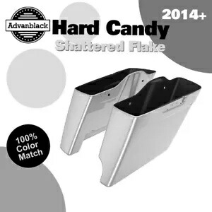 2in1 ハード キャンディ シャッタード フレーク 拡張バッグ ストレッチ サドルバッグ 14+ ハーレー用 2in1 HARD CANDY SHATTERED FLAKE Extended Bag Stretched Saddlebag For 14+ Harley 【並行輸入品】