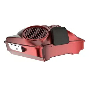 ハード キャンディ ホット ロッド レッド フレーク デュアル 8 インチ スピーカー蓋 フィット Advanblack/Harley Tour Pak Hard Candy Hot Rod Red Flake Dual 8'' Speaker Lid Fit Advanblack/Harley Tour Pak 【並行輸入品】