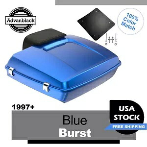 ブルー バースト レイザー ツアー パック パック 1997 年以降のハーレー ストリート ロード グライド FLHX に適合 Blue Burst Razor Tour Pack Pak Fits 1997+ Harley Street Road Glide FLHX 【並行輸入品】