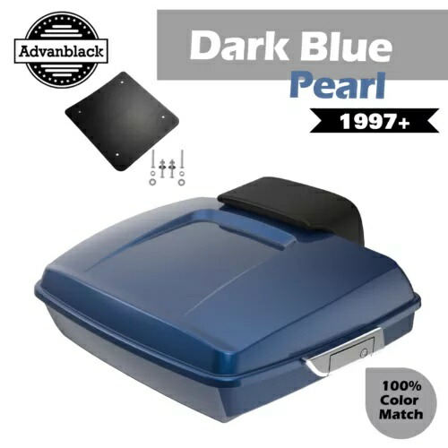 ダークブルー パール レイザー ツアー パック ハーレー ストリート ロードキング エレクトラグライド用 Dark Blue Pearl Razor Tour Pak Pack For Harley Street Road King Electra Glide 【並行輸入品】