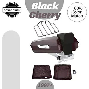 ブラックチェリー レイザー ツアーパック パック トランク ハーレー FLHR FLHXS FLTRX 1997+に適合 Black Cherry Razor Tour Pak Pack Trunk Fits for Harley FLHR FLHXS FLTRX 1997+ 【並行輸入品】