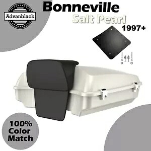 Advanblak BONNEVILLE SALT PEARL ラッシュモア レイザー ツアー パック 97+ ハーレー/ソフテイル用 Advanblak BONNEVILLE SALT PEARL Rushmore Razor Tour Pack For 97+ Harley/Softail 【並行輸入品】