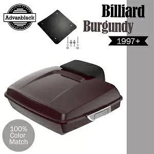 Advanblak ビリヤード バーガンディ ラッシュモア レイザー ツアー パック 97+ ハーレー/ソフテイル用 Advanblak BILLIARD BURGUNDY Rushmore Razor Tour Pak Pack For 97+ Harley/Softail 【並行輸入品】