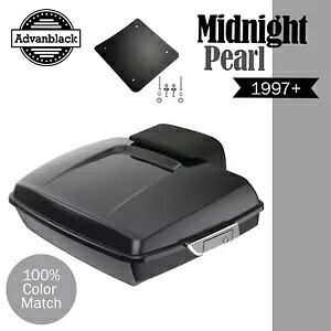 Advanblak MIDNIGHT PEARL Rushmore Razor Tour Pak パックパッド 97+ ハーレー/ソフテイル用 Advanblak MIDNIGHT PEARL Rushmore Razor Tour Pak Pack Pad For 97+ Harley/Softail 【並行輸入品】