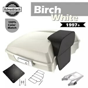 バーチ ホワイト レイザー ツアー パック パック トランク ハーレー ツーリング FLHR FLHXS FLTRX 97+ に適合 Birch White Razor Tour Pak Pack Trunk Fits Harley Touring FLHR FLHXS FLTRX 97+ 【並行輸入品】