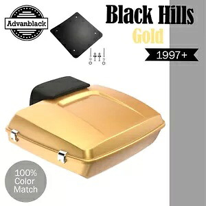 Advanblak ブラック ヒルズ ゴールド ラッシュモア レイザー ツアー パック 97+ ハーレー/ソフテイル用 Advanblak BLACK HILLS GOLD Rushmore Razor Tour Pak Pack For 97+ Harley/Softail 【並行輸入品】