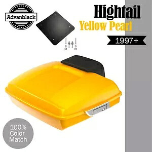 Advanblak ハイテール イエロー パール ラッシュモア レイザー ツアー パック 97+ ハーレー/ソフテイル用 Advanblak HIGHTAIL YELLOW PEARL Rushmore Razor Tour Pack For 97+ Harley/Softail 【並行輸入品】
