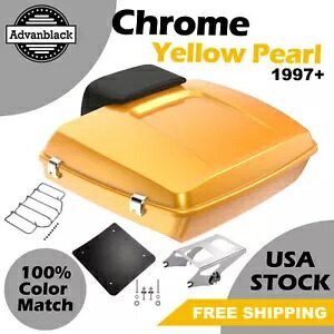 クロームイエローパールレイザーツアーパックパックトランクはハーレーFLHR FLHXS FLTRX 1997+に適合 Chrome Yellow Pearl Razor Tour Pak Pack Trunk Fits Harley FLHR FLHXS FLTRX 1997+ 【並行輸入品】 132,550円