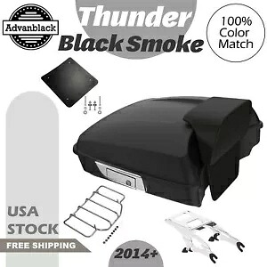 サンダー ブラック スモーク レイザー ツアー パック パック インディアン チーフ/ロードマスター/チャレンジャーに適合 Thunder Black Smoke Razor Tour Pak Pack Fits Indian Chief/Roadmaster/Challenger 【並行輸入品】