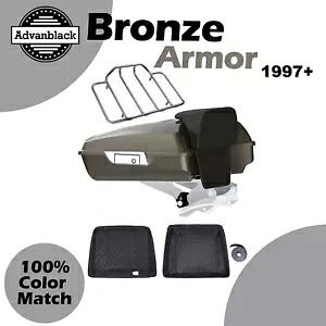 ブロンズ アーマー レイザー ツアー パック パック トランクは 97 年以上のハーレー FLHR FLHXS FLTRX に適合します Bronze Armor Razor Tour Pak Pack Trunk Fits 97+ Harley FLHR FLHXS FLTRX 【並行輸入品】