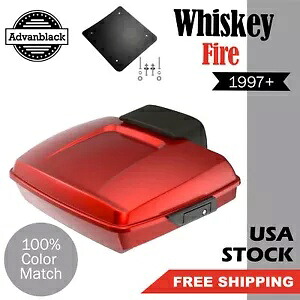 Advanblak ウィスキー ファイアー ラッシュモア レイザー ツアー パック パック 97+ ハーレー/ソフテイルに適合 Advanblak Whiskey Fire Rushmore Razor Tour Pack Pak Fits 97+ Harley/Softail 【並行輸入品】 136,400円