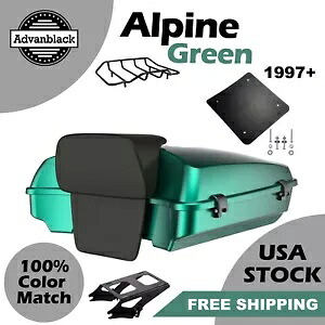 アルパイン グリーン レイザー ツアー パック パック トランク ハーレー FLHR FLHXS FLTRX 1997+ に適合 Alpine Green Razor Tour Pack Pak Trunk Fits Harley FLHR FLHXS FLTRX 1997+ 【並行輸入品】