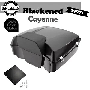 97 年以上のハーレー/ソフテイル アドバンブラック ラッシュモア チョップド ツアー パックに適合 BLACKENED CAYENNE Fits 97+ Harley/Softail Advanblack Rushmore Chopped Tour Pack BLACKENED CAYENNE 【並行輸入品】