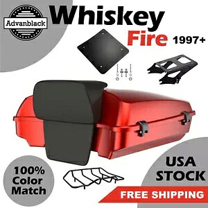 ウィスキー ファイアー レイザー ツアー パック パック トランク ハーレー FLHR FLHXS FLTRX 1997+ に適合 Whiskey Fire Razor Tour Pack Pak Trunk Fits Harley FLHR FLHXS FLTRX 1997+ 【並行輸入品】