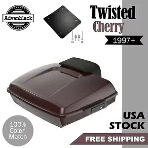 Advanblak ツイスト チェリー ラッシュモア レイザー ツアー パック パック パッド 97+ ハーレー/ソフテイル用 Advanblak Twisted Cherry Rushmore Razor Tour Pack Pak Pad For 97+ Harley/Softail 【並行輸入品】