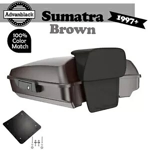 スマトラブラウン 97+ ハーレー/ソフテイル Advanblak Rushmore Razor Tour Pak パックパッド用 SUMATRA BROWN For 97+ Harley/Softail Advanblak Rushmore Razor Tour Pak Pack Pad 【並行輸入品】｜カスタムパーツ WORLD倉庫